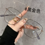 Черная рама золотые шелковые очки для мужчин -миопии можно использовать для цифровой рамы против легкой черной рамы, профессионала с легкой рамкой с легкой рамой с глазами.