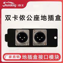 Yinwang soundking I19 Cannon male socket xlr male seat three-core male ground plug module