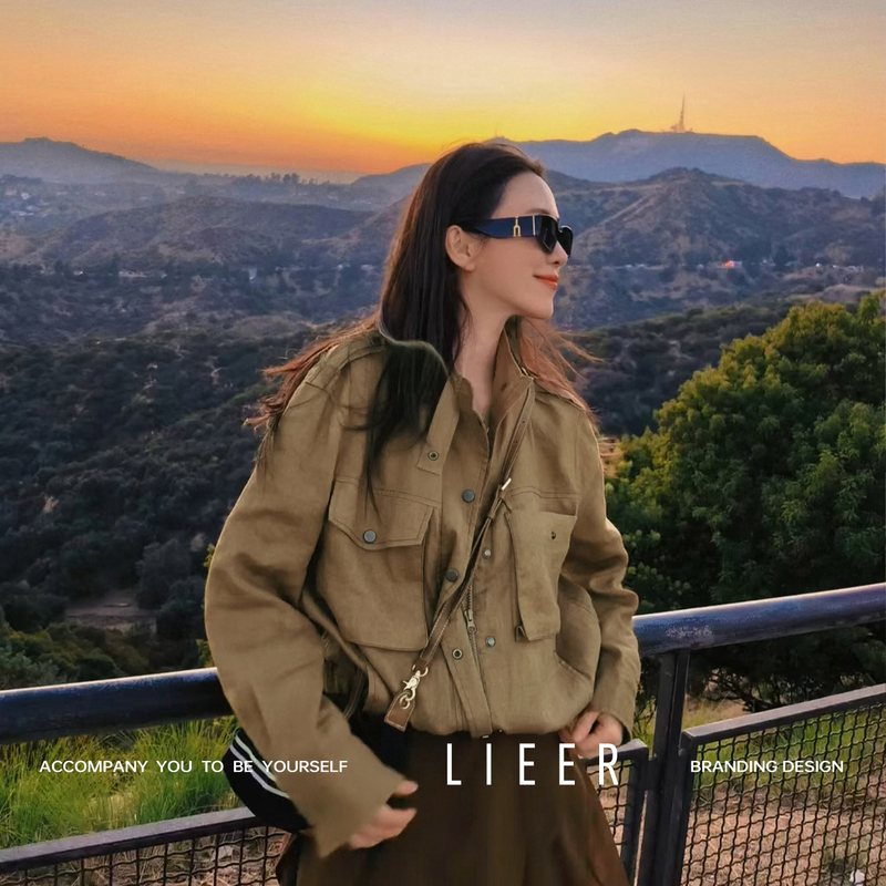 Lieer'Hollywood Jacket' Haute Couture Style 100% Natural Linen Vintage Workwear Relaxed Jacket Lieer'Hollywood Jacket' Haute Couture Style 100% Natural Linen Vintage Workwear Relaxed Jacket