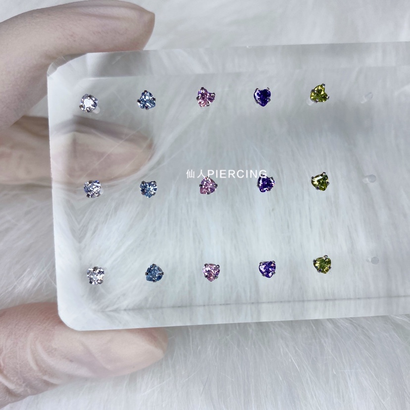 Immortals Piercing American Import Loving Drilling Nose and Nose Nail Brow Nails Lipstick 3mm Loving Internal Thread