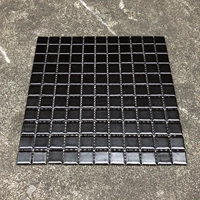 Черные матовые частицы 2,5 см