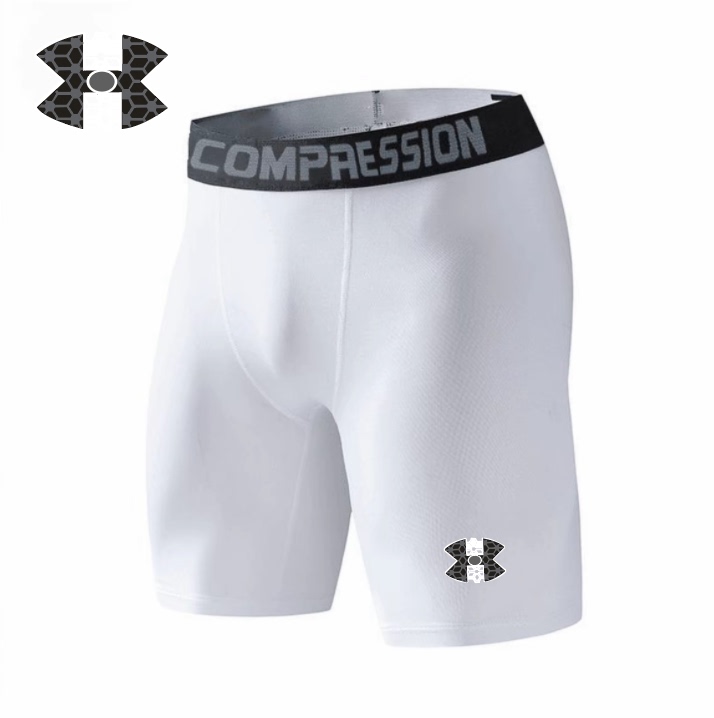 Men's Sports Compression Shorts for Basketball, Quick-Drying, Fitness, Marathon, Five-Point Compression Pants, American Style, Anti-Chafing, High Elasticity