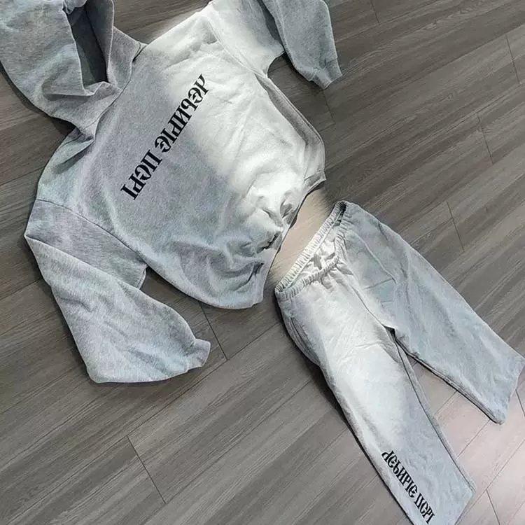 Свитшот с принтом ко-брендированный Yeezy Kanye Gosha Black GOG Russian Black Dog с рельефом на лбу