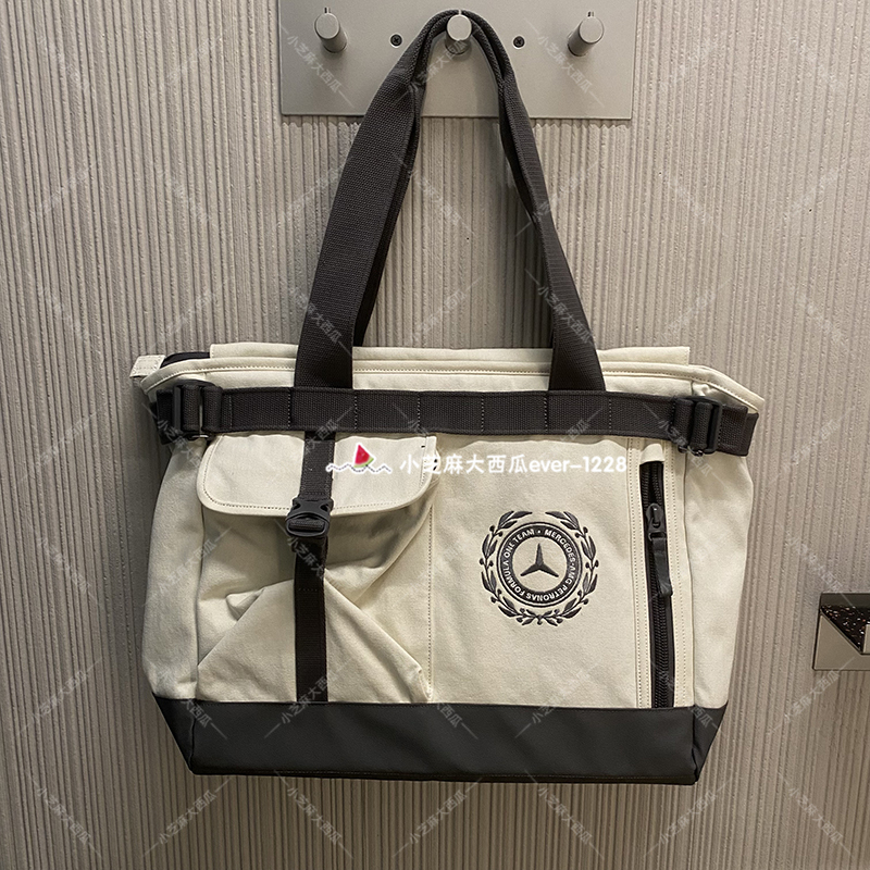 Adidas Silver Arrow Series Mercedes Amg Petronas F1 Team Tote Bag Kf6043