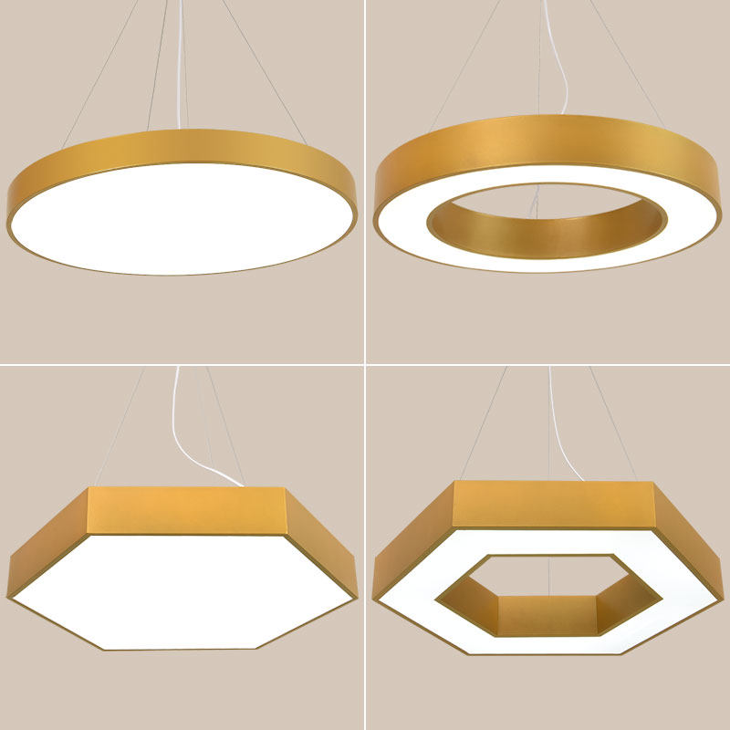 简约LED吊灯造型设计如何适用于办公室、工作室、会议室等空间?-智能灯光原智能-淘宝好物网