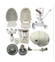 Baobaohao V16 star plus seat cotton pad canopy safety belt vegetable basket shoulder pad wheel front and rear wheel accessories