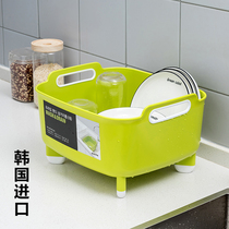 South Korea imported washing basin drainage basket plastic large kitchen removable sink washing fruit washing basket