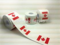 Protective stickers 5 rolls of cotton printing Canadian flag muscle stickers Tape pins Sports elastic muscle internal effect stickers