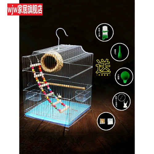 Нержавеющая сталь, нержавеющая сталь, цвет тигровой кожи, Майна, черный феникс, пион, дрозд, разведение попугаев, большой