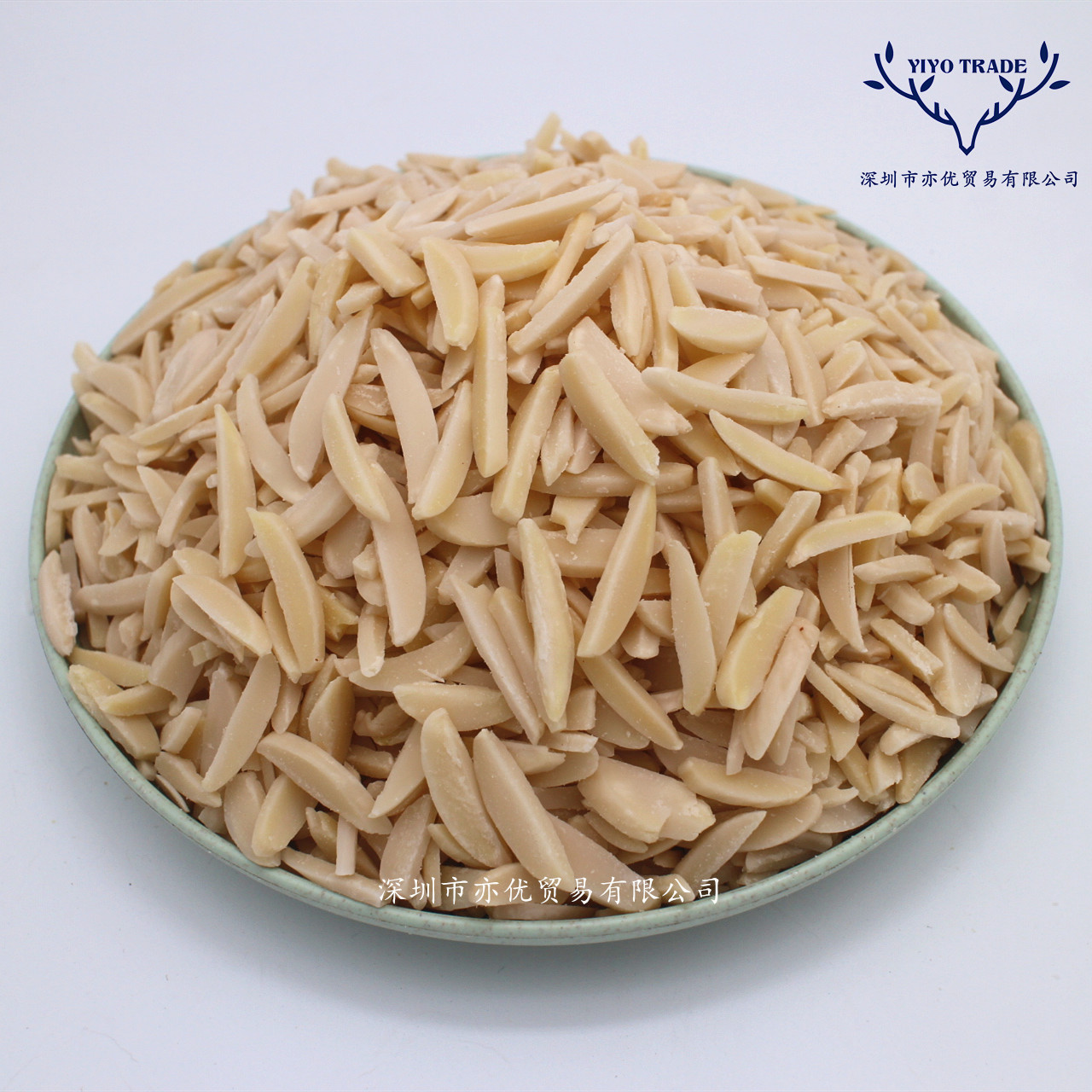 Imported almond strips 500g raw almond strips 1KG baking raw material badan wood kernel strips nut tower