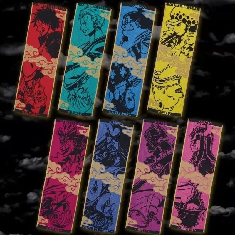 [Store Closing Clearance] Genuine In-Stock One Piece: Journey with the Dragon D Award Towel Luffy Yamato Zoro