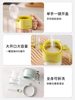 Press-Type Seasoning Jar Oil Pot Set Kitchen Seasoning Bottle Glass Sealed Seasoning Box Seasoning Supplies Storage Salt Jar