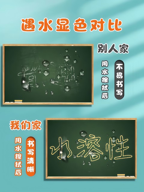 Colorful Water-Soluble Chalk, Dust-Free and Non-Staining, Suitable for Children's Blackboard Drawings, Home Use, Washable, Water-Based Solid Chalk Set