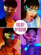 LED technology futuristic luminous color-changing glasses street dance catwalk performance accessories fashion punk luminous boys and girls
