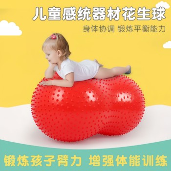 Massage Peanut Ball, Thickened Children's Sensory Training Peanut Ball, Infant Early Education Large Dragon Ball, Particle Capsule Ball, Yoga