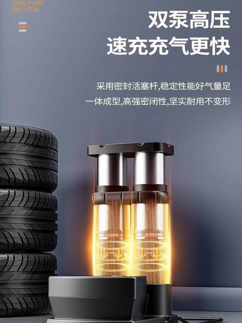 Foot-Operated Pump for Bicycles, Cars, Multi-Functional High-Pressure Air Pump for Home Use, Electric Motorcycles, Portable