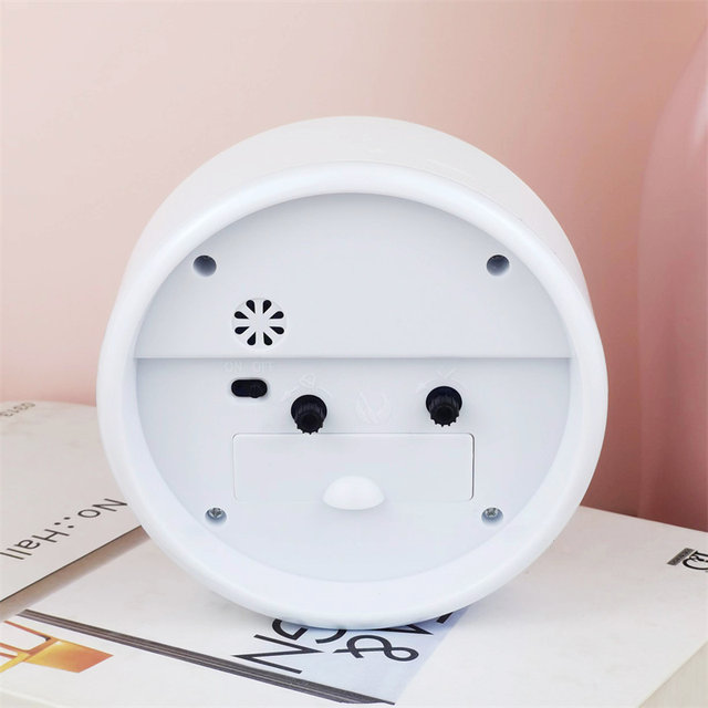 Elderly-Friendly Clock with Clear Dial, Simple Modern Alarm Clock, Creative Silent Fashionable Bedside Clock, Student and Children's Clock