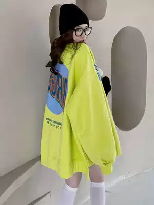 2021 New Korean version of loose high-end sweater female spring and autumn gentle wind retro tide ins ancient vintage coat