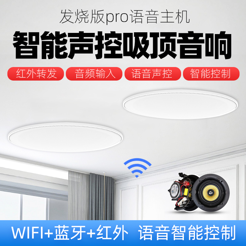 Custom Fever version Pro voice suction top speaker wifi Bluetooth sound small love classmate voice-controlled smart home-Taobao