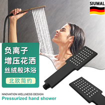 All-copper negative ion supercharged handheld shower head Single-head hotel bathroom household bath showerhead