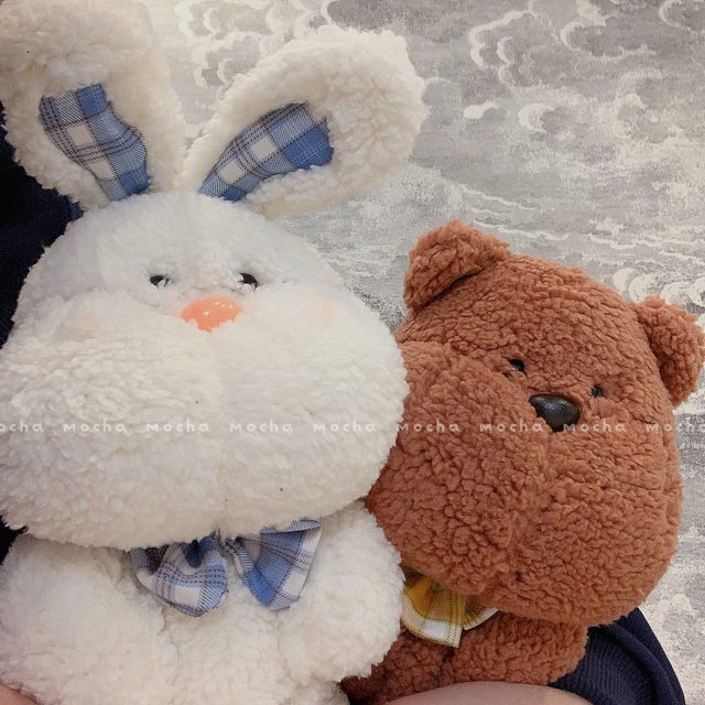 ອິນເຕີເນັດສະເຫຼີມສະຫຼອງ doll plush toy rabbit ຫມູຫມີ bear doll ຜ້າປູທີ່ນອນອ່ອນຂອງເດັກນ້ອຍ doll ຂອງຂວັນເດັກນ້ອຍງາມ