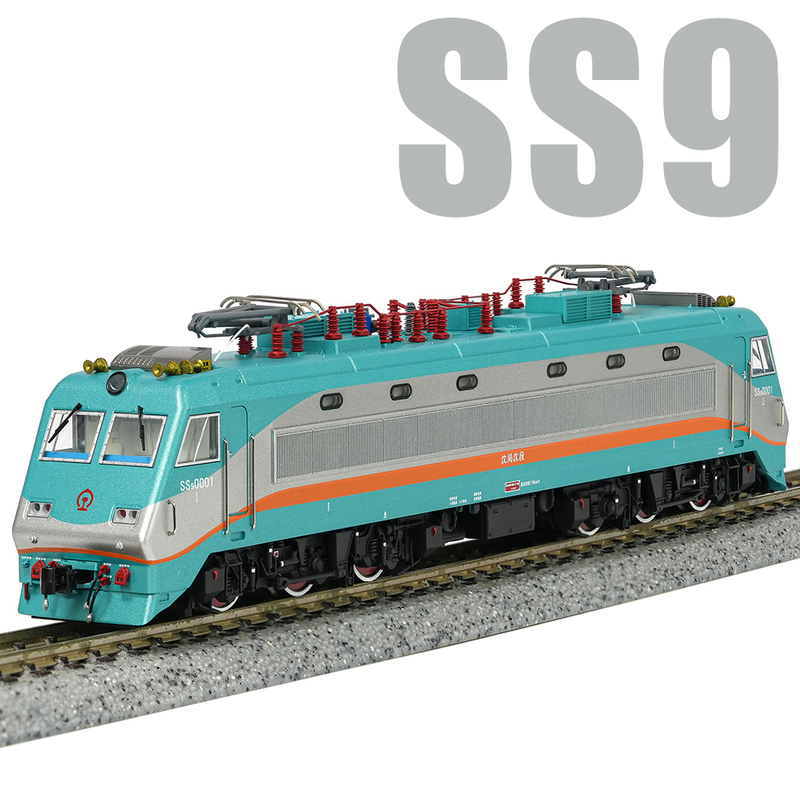 [in Stock] China Railway Longming N Scale Simulation Train Model Ss9 Electric Locomotive