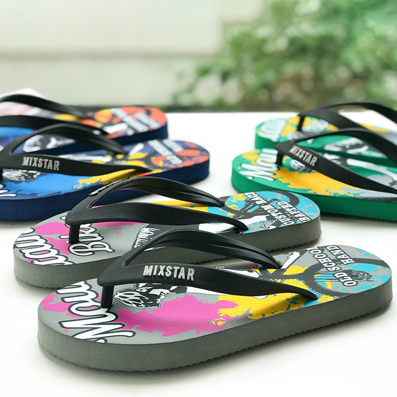 Imported herringbone drag male teenager camouflak printed sandslippers net red summer Korean version pattern Japan Vietnam Rubber-Taobao