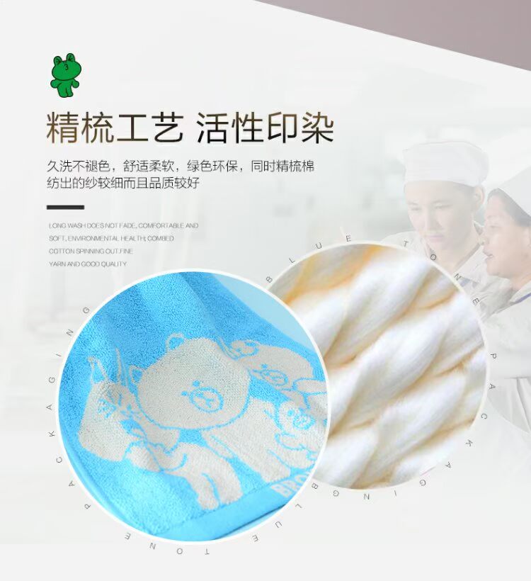 Jie Li Yalan dòng bạn nhỏ khăn bông trẻ em khăn hoạt hình khăn mặt rửa - Khăn tắm / áo choàng tắm khăn lau mặt cao cấp