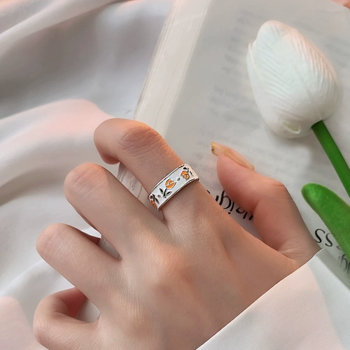 Небольшое дизайнерское модное кольцо, изысканный стиль, серебро 925 пробы