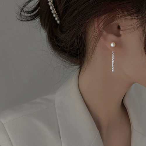 Серьги из жемчуга, популярно в интернете, изысканный стиль