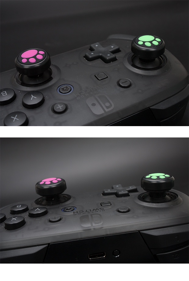 Giá trị xác thực Nintendo switch ns phụ kiện Pro xử lý Cat claw rocker cap Rocker cap Keycap - Người điều khiển trò chơi tay cầm xbox one s