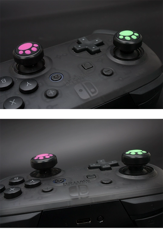 Giá trị xác thực Nintendo switch ns phụ kiện Pro xử lý Cat claw rocker cap Rocker cap Keycap - Người điều khiển trò chơi