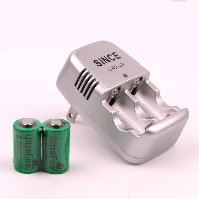 CR2 CR2 rechargeable battery CR2 charging suit two-electric-one-charge high-capacity rangefinder laser telescope 