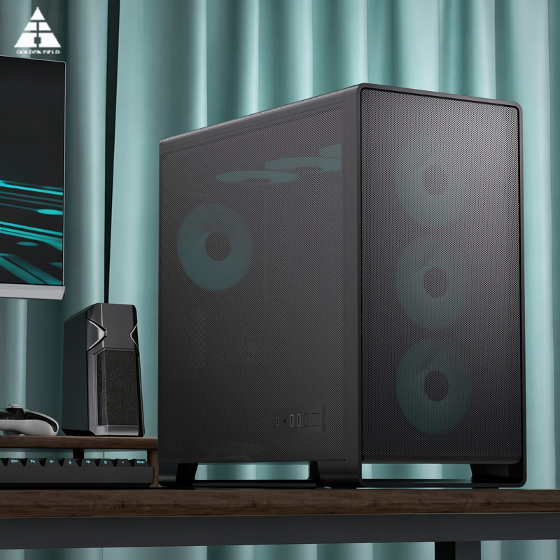 Jinhetian Zhufeng Computer Case Desktop 360 Water-Cooled Six-Sided Quick-Release Mesh Cooling Matx Case Jinhetian Zhufeng Computer Case Desktop 360 Water-Cooled Six-Sided Quick-Release Mesh Cooling Matx Case