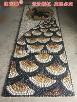 Rain Flowers Stones Cobble Mosaic Mesh Sheet Stone Mesh Mat Garden Stone Subways