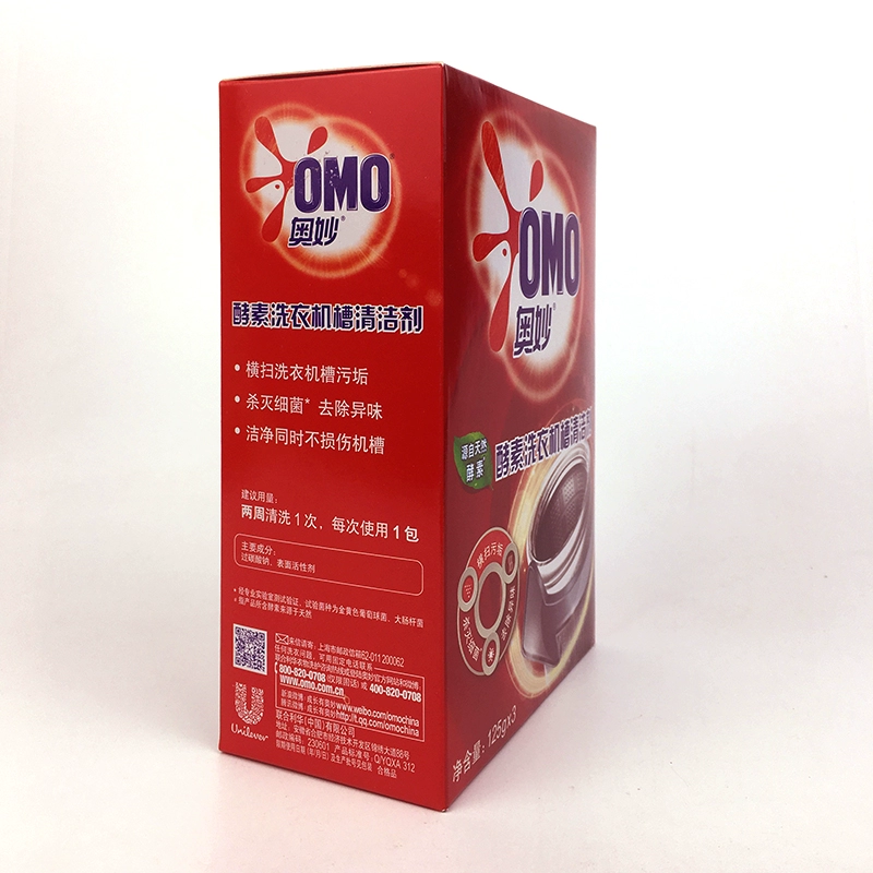 Mua hai tặng một thùng máy giặt Omo Enzyme 125g * 3 túi bột giặt và kem dưỡng để loại bỏ vết bẩn và mùi hôi - Trang chủ