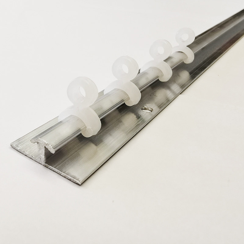 Special track for bead-curtain aluminum alloy