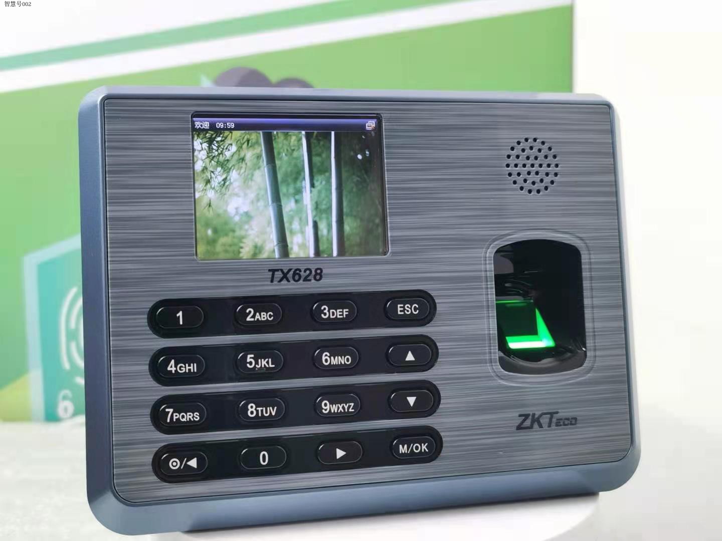 Entropy-based central control TX628 fingerprint with card clock with Internet U disc Download customizable IDIC swipe WAN BS