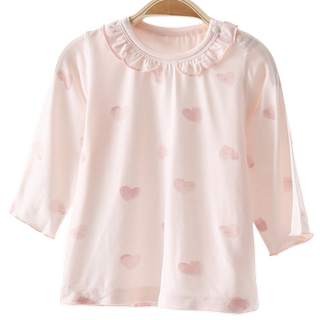 Baby girl long sleeve top thin lenzing modal