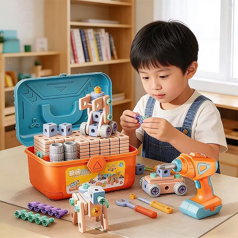儿童玩具工具箱拧螺丝益智2026年3到6岁过家家男孩童女孩实用可玩