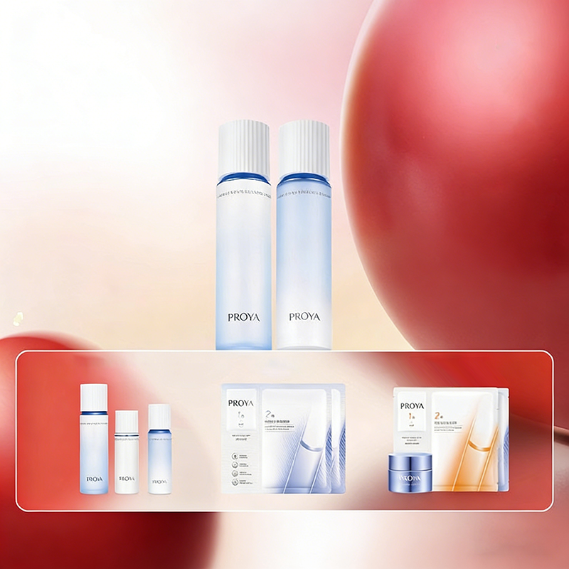 【重磅新品】珀莱雅源力水乳套装精华面霜护肤套装修护舒缓抗皱
