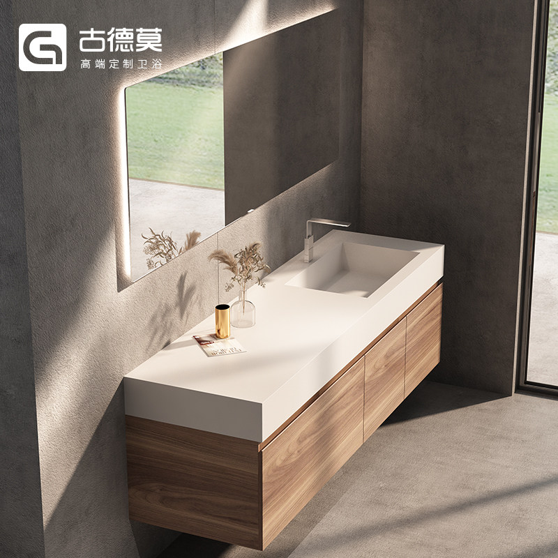Light luxury cabinet combined rock toilet wash wash wash basin