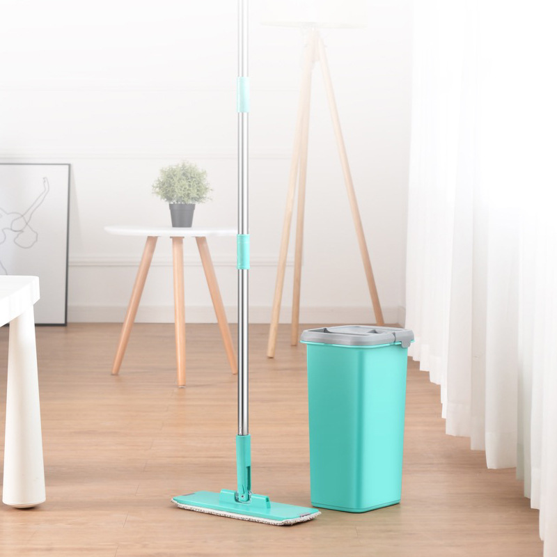 Free Hand Wash Lengthened Tablet Mop Scraped Web Red Fast Hand Shake Sound Exploits Lazy People Mop Ultrafine Fiber Mopping Cloth