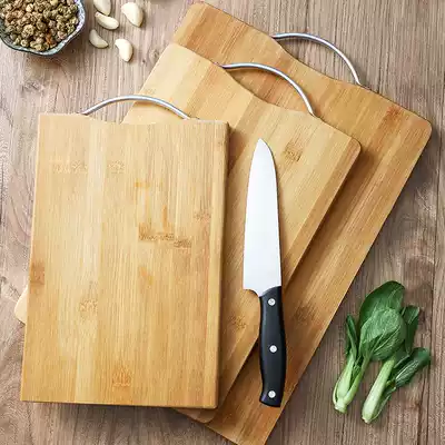 Chinese kitchen cutting board large thick bamboo cutting board solid wood knife board fruit cutting board square bamboo cutting board