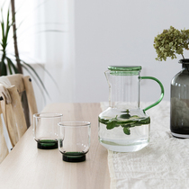 The water bottle heat-resistant and high temperature resistant glass cooking teapot home cold Kettle tea simple water cup teapot set