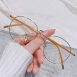 Золотой шелк круглый рама японская ретро анти -блюд -светильники анти -радиационные анти -радиационные усталости с плоским светом.