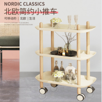 Multi-layer trolley Household removable trolley Snack bathroom kitchen Baby storage rack Bedroom storage rack
