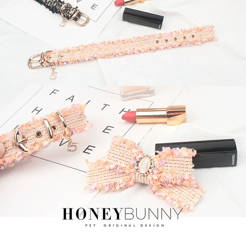 Чокер ручной работы, цепочка с бантиком, из натуральной кожи, в стиле Шанель