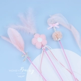 Комплект, колокольчик с кисточками, игрушка, 3 предмета, кот