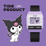 Санрио Куло Смотреть MI Объединенные женские ученики -ученик -школьники девочки девочки 2024 Электронные часы